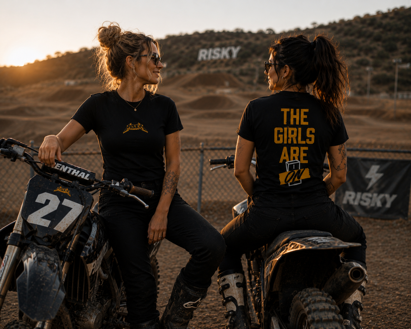 THE GIRLS ARE ON TEE