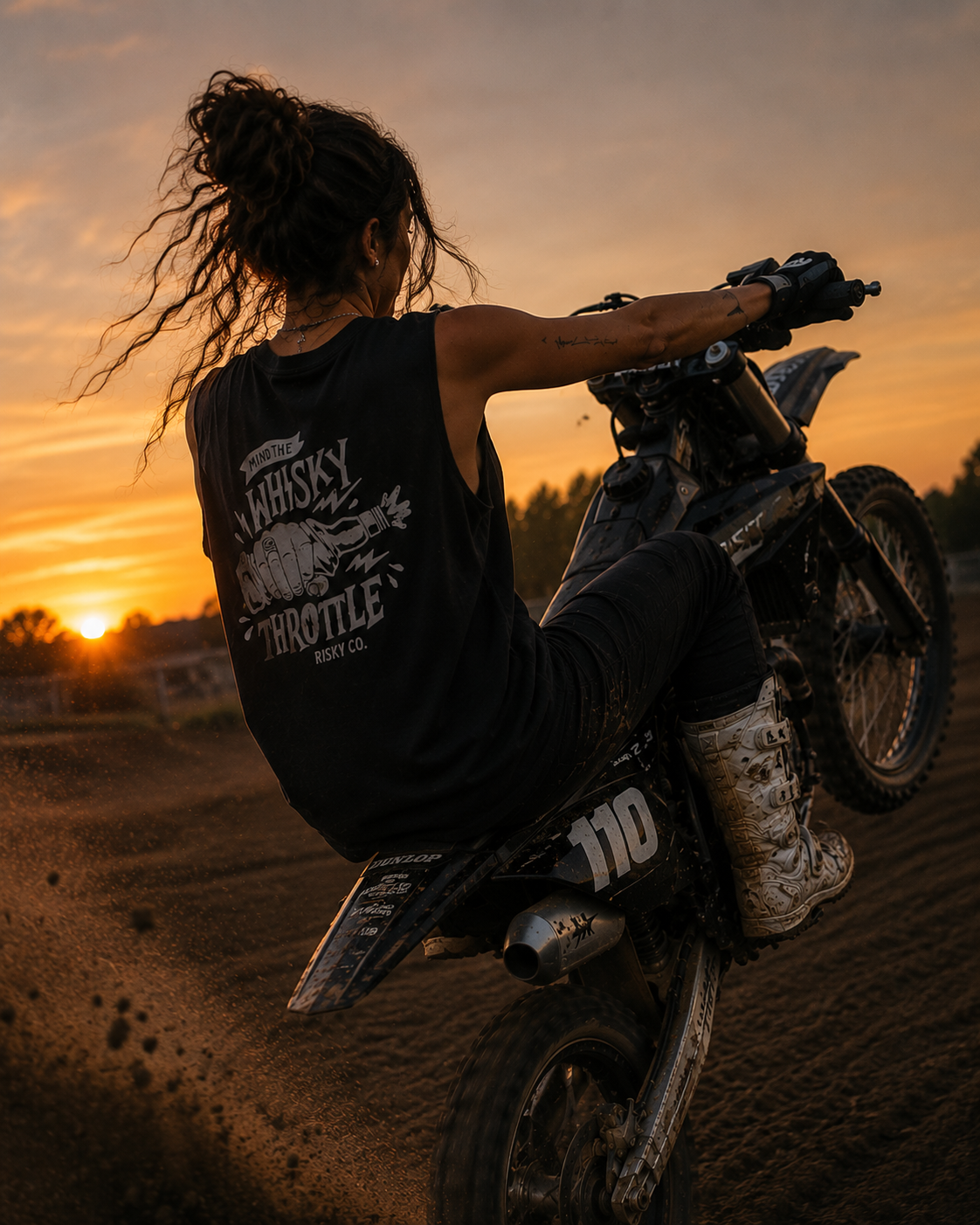WHISKY THROTTLE SINGLET